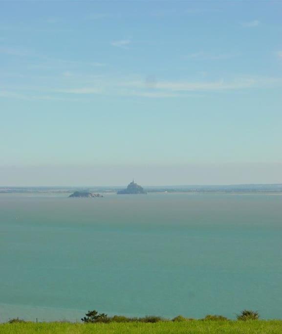 Maison Vue Sur Le Mont Saint Michel Et Sa Baie Champeaux Dış mekan fotoğraf